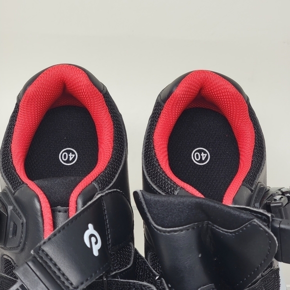 Peloton Size 40 US Men\'s 7 Women\'s 9 Cycling Black Bike Shoes PL-SH-B-40 main image 10